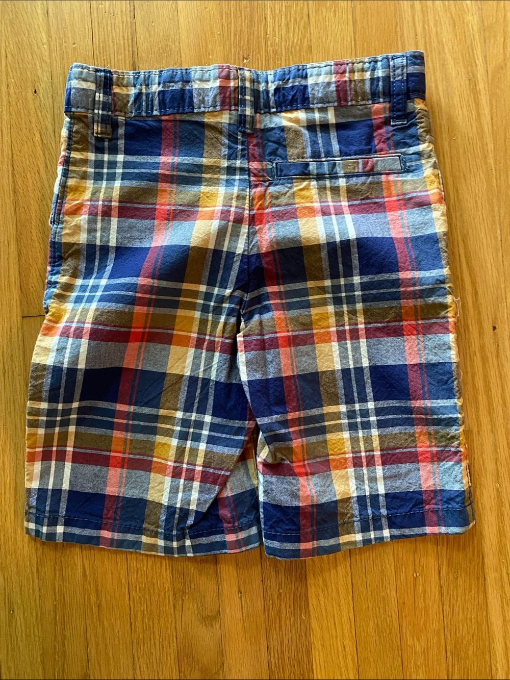 Carter's Plaid Cotton Shorts - Blue Multi